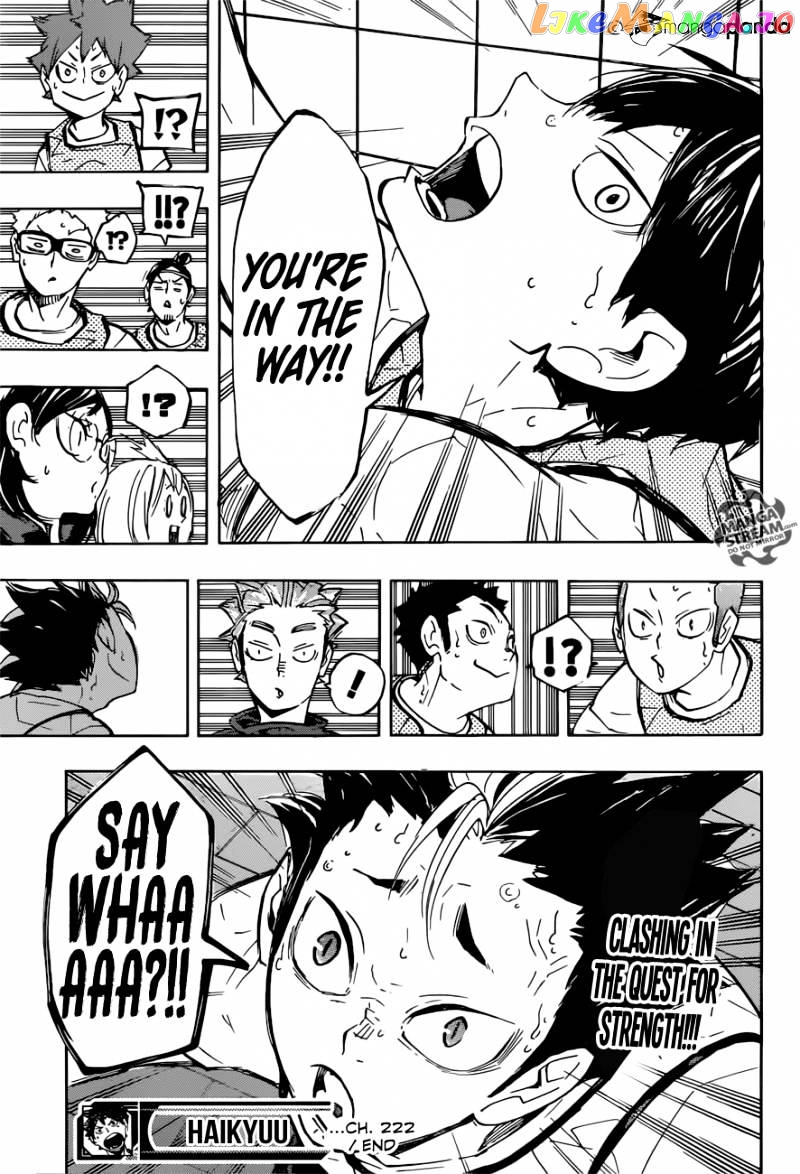 Haikyuu!!, Chapter 222 image 20